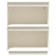 vidaXL Console Cabinet | White | Solid Pine Wood | Medium | Console Cabinet 5