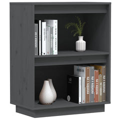 vidaXL Console Cabinet | Grey | Solid pine wood | Medium | Console Cabinet 4