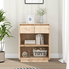 vidaXL Console Cabinet | Natural wood | Solid pine wood | Medium 1