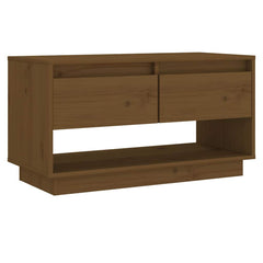 vidaXL Tv Stand | Honey brown | Solid pine wood | Medium | Tv Stand 2