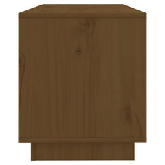 vidaXL Tv Stand | Honey brown | Solid pine wood | Medium | Tv Stand 5