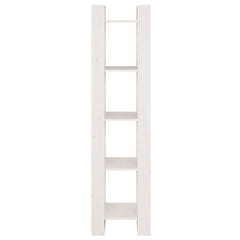 vidaXL Book Cabinet | White | Solid pinewood | Medium | Book Cabinet 5