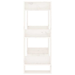 vidaXL Book Cabinet | White | Solid pine wood | Medium | Book Cabinet 4