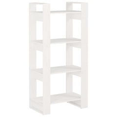 vidaXL Book Cabinet | White | Solid pine wood | Standard | Book Cabinet 2