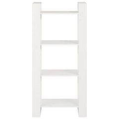 vidaXL Book Cabinet | White | Solid pine wood | Standard | Book Cabinet 3