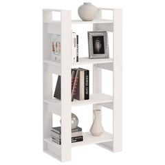 vidaXL Book Cabinet | White | Solid pine wood | Standard | Book Cabinet 5