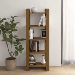 vidaXL Book Cabinet/Room Divider Solid Wood Width 60 cm