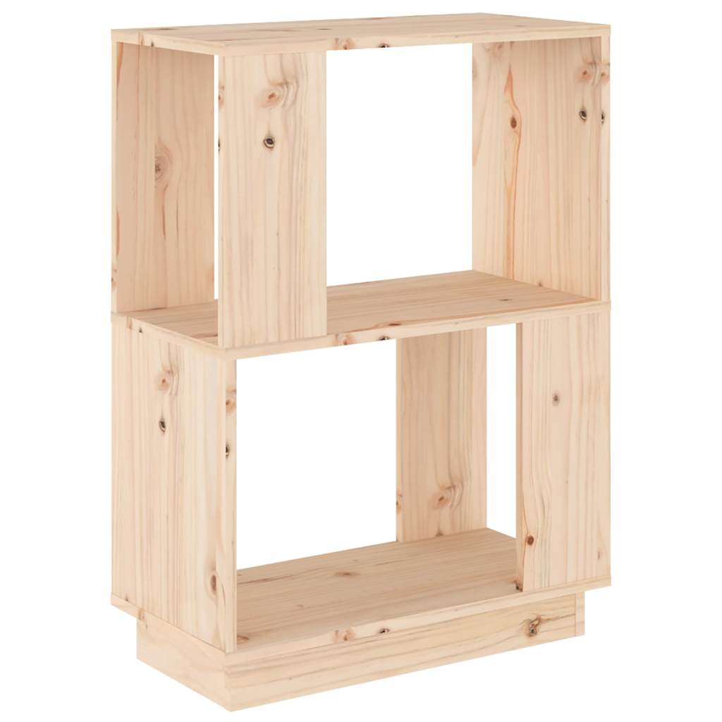 vidaXL Book Cabinet | Natural wood | Solid Pine Wood | Small | Book Cabinet 2