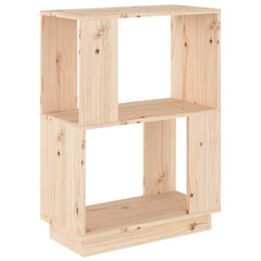 vidaXL Book Cabinet | Natural wood | Solid Pine Wood | Small | Book Cabinet 2