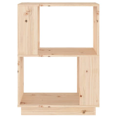vidaXL Book Cabinet | Natural wood | Solid Pine Wood | Small | Book Cabinet 5