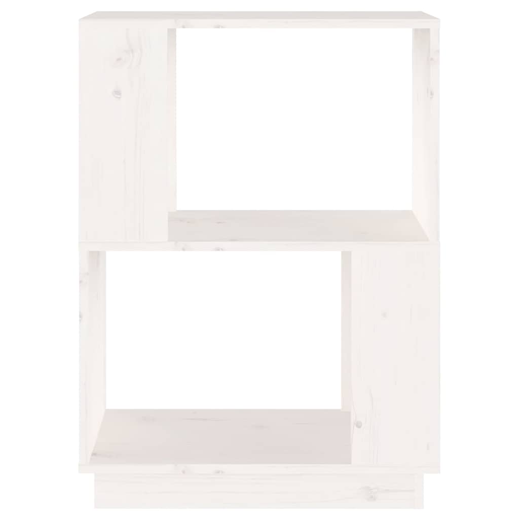 vidaXL Book Cabinet | White | Solid Pine Wood | Medium | Book Cabinet 5