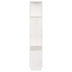 vidaXL Book Cabinet | White | Solid pine wood | 51x25x132 cm | Book Cabinet 6