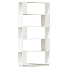 Book Cabinet/Room Divider 80x25x163,5 cm Solid Wood Pine White