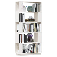 Book Cabinet/Room Divider 80x25x163,5 cm Solid Wood Pine White