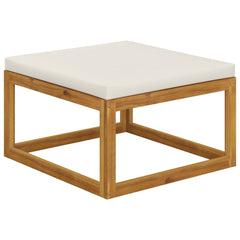vidaXL 5 Piece Garden Lounge Set with Cushions Solid Wood Acacia 5