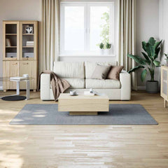 Washable Rug Soft Shaggy 160x230 cm Anti Slip Grey