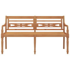 vidaXL Batavia Bench 150 cm Solid Wood Teak 3