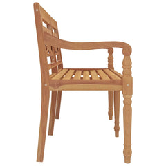 vidaXL Batavia Bench 150 cm Solid Wood Teak 4