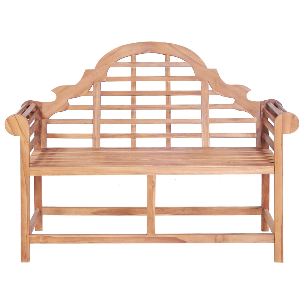 vidaXL Garden Bench 127x58.5x92.5 cm Solid Wood Teak 2