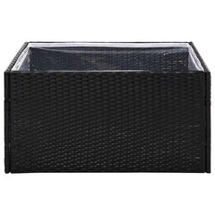 vidaXL Garden Planter | Black and transparent 4