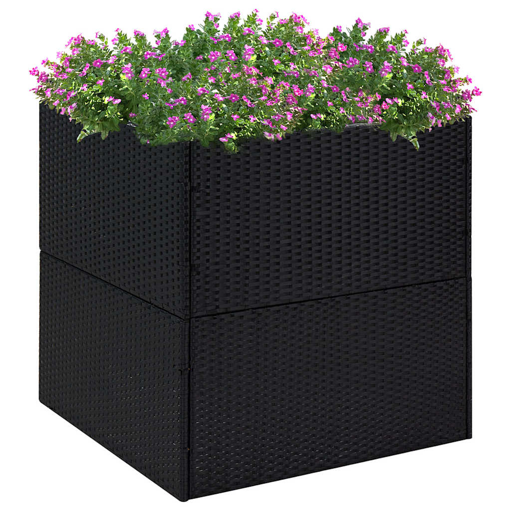 vidaXL Garden Planter Poly Rattan