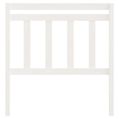 814080 vidaXL Bed Headboard White 106x4x100 cm Solid Wood Pine 3
