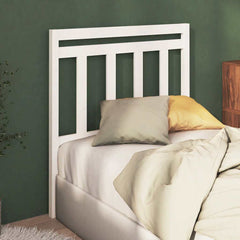 814080 vidaXL Bed Headboard White 106x4x100 cm Solid Wood Pine 1