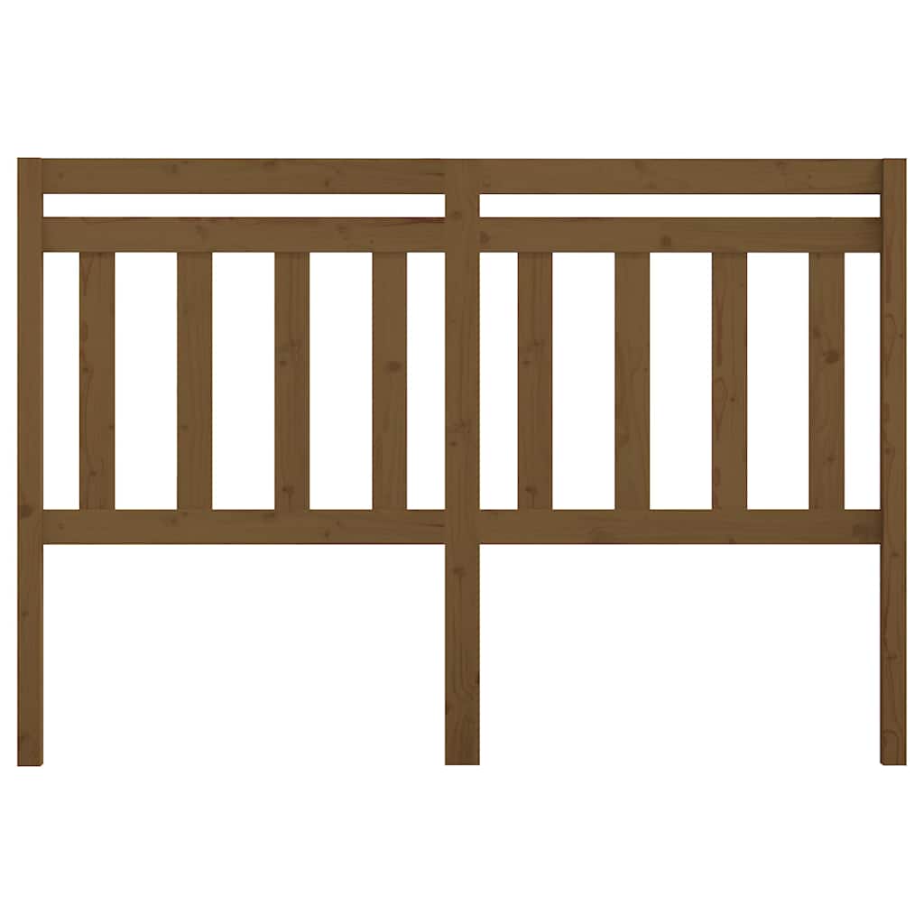 814107 vidaXL Bed Headboard Honey Brown 166x4x100 cm Solid Wood Pine 3