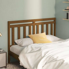 814107 vidaXL Bed Headboard Honey Brown 166x4x100 cm Solid Wood Pine 1