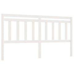 814110 vidaXL Bed Headboard White 186x4x100 cm Solid Wood Pine 2