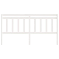 814110 vidaXL Bed Headboard White 186x4x100 cm Solid Wood Pine 3