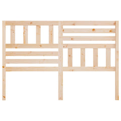 vidaXL Bed Headboard 146x4x100 cm Solid Wood Pine 4
