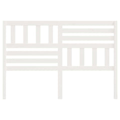 vidaXL Bed Headboard White 146x4x100 cm Solid Wood Pine 4