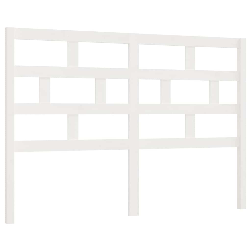 vidaXL Bed Headboard | White | Solid Pine Wood | Standard |  Appealing Design 2
