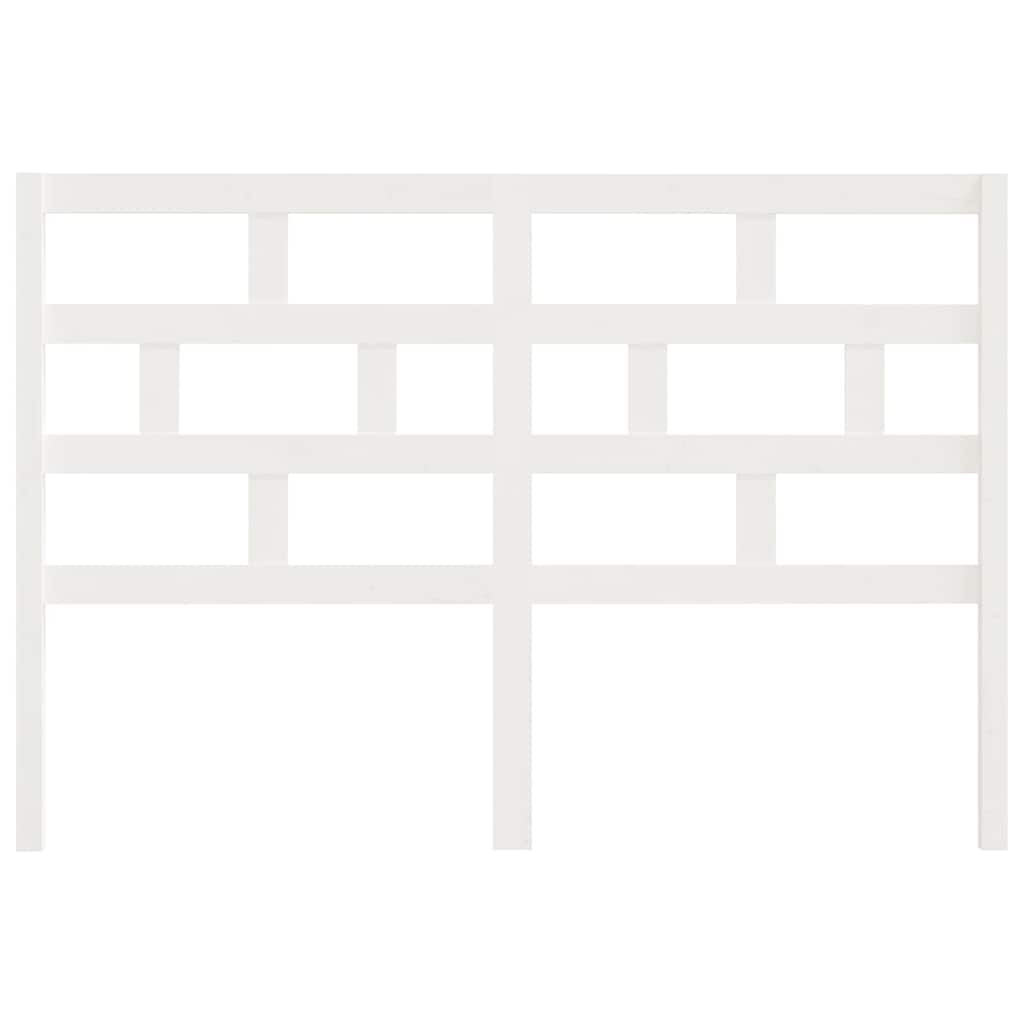 vidaXL Bed Headboard | White | Solid Pine Wood | Standard |  Appealing Design 4