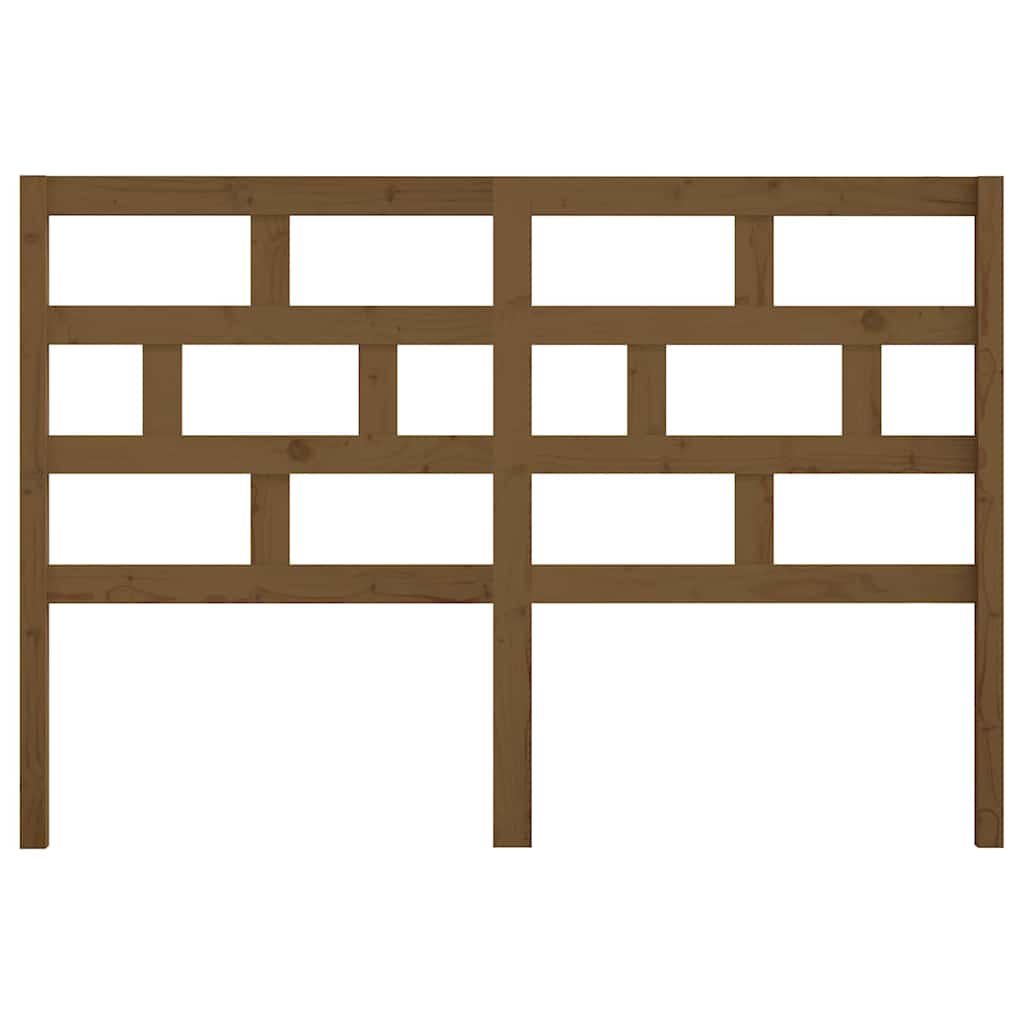 vidaXL Bed Headboard | Honey brown | Solid pine wood 4