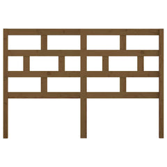 vidaXL Bed Headboard | Honey brown | Solid pine wood 4