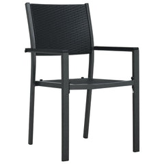 Garden Dining Black table length