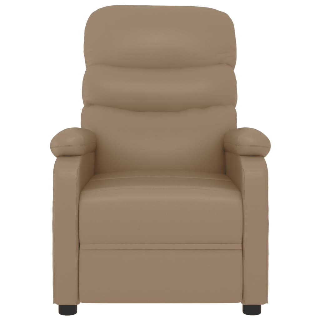 vidaXL Massage Chair Cappuccino Faux Leather 4