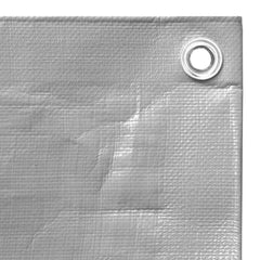 vidaXL Tarpaulin 260 g/m² 3x6 m Grey HDPE 4