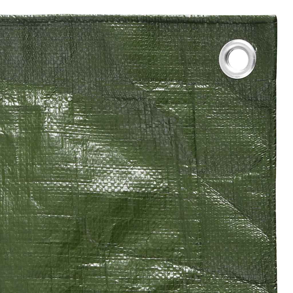 vidaXL Tarpaulin 180 g/m² 8x10 m Green HDPE 4