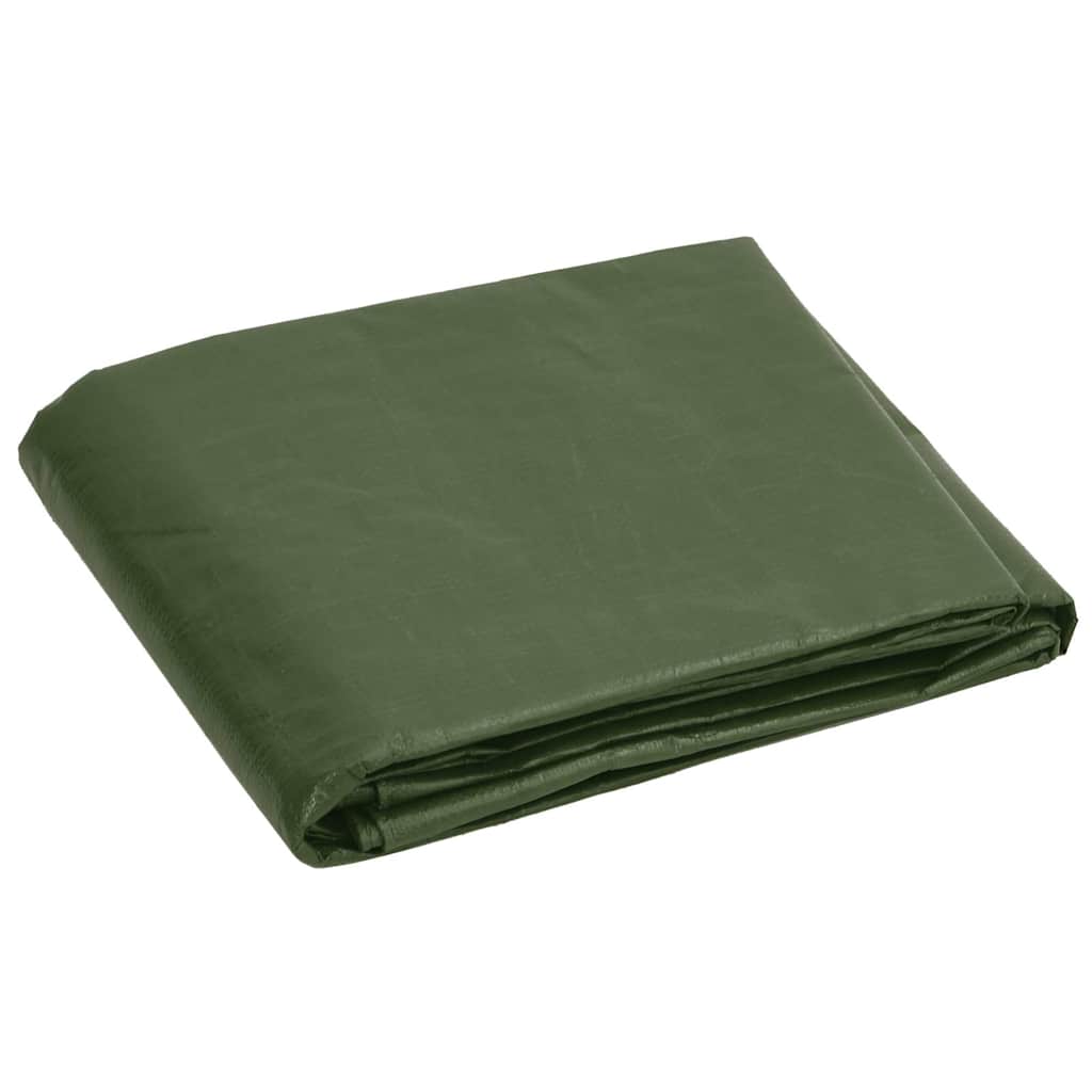vidaXL Tarpaulin 180 g/m² 8x12 m Green HDPE 3