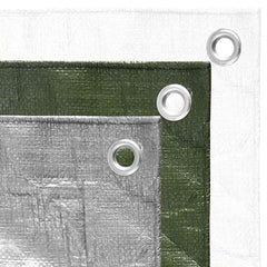 vidaXL Tarpaulin 180 g/m² 8x12 m Green HDPE 5