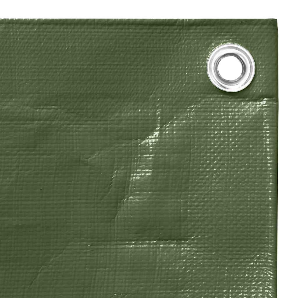 vidaXL Tarpaulin 260 g/m² 3x6 m Green HDPE 4
