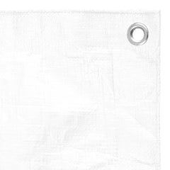 vidaXL Tarpaulin 180 g/m² 6x6 m White HDPE 4