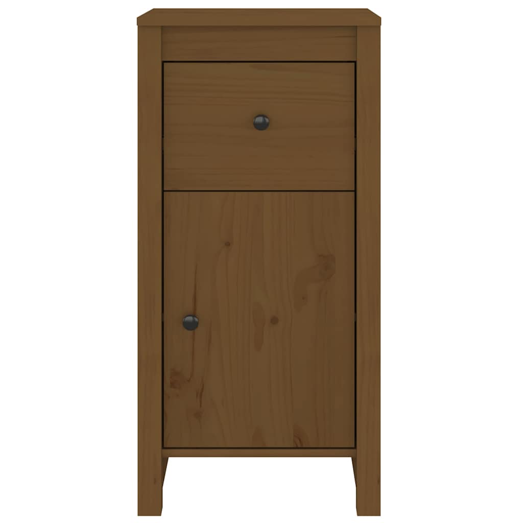 vidaXL Sideboard Honey Brown 40x35x80 cm Solid Wood Pine 4