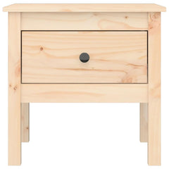 vidaXL Side Table 50x50x49 cm Solid Wood Pine 4