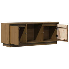 vidaXL TV Cabinet | Honey brown | Solid pine wood | Medium | TV Cabinet 6