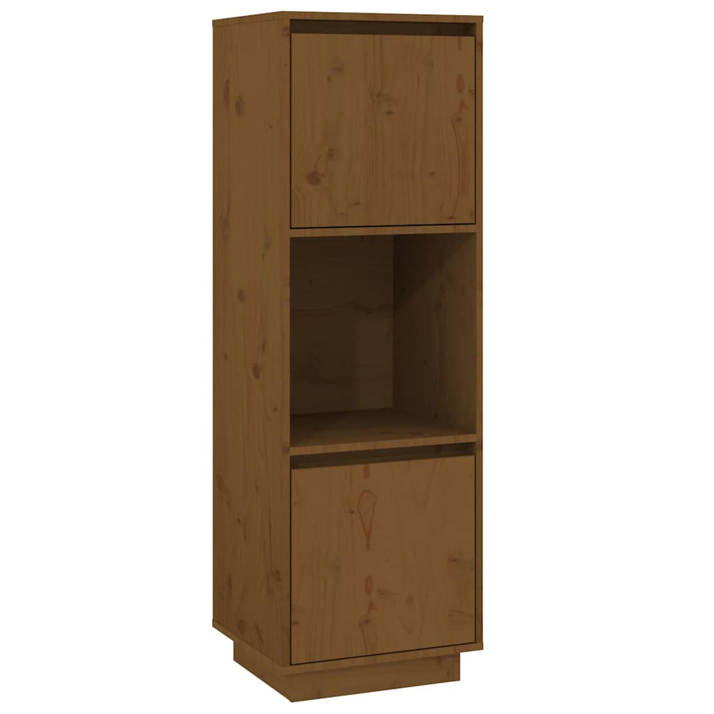 vidaXL Highboard | Honey brown | Solid pine wood | Tall | Cabinet | Rectangular 2