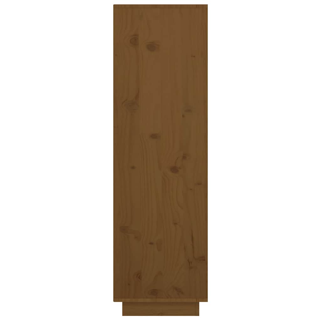 vidaXL Highboard | Honey brown | Solid pine wood | Tall | Cabinet | Rectangular 5